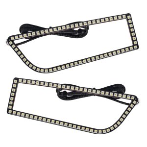 Polaris RZR 900 Headlight Halo Kit - ORACLE Lighting - Dynamic RGB+A, Sequential Turn Signal - `14-`21